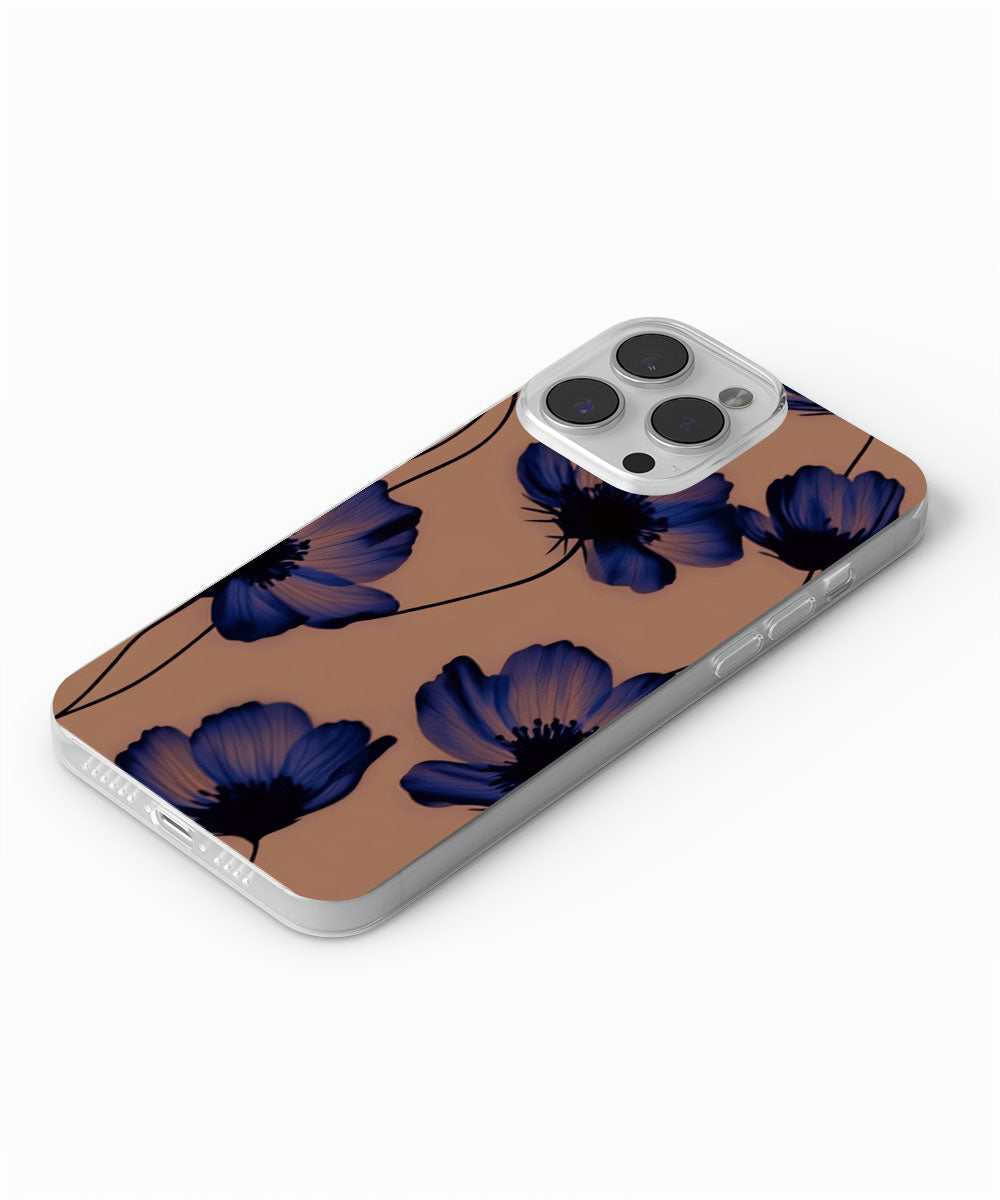 Latest 3rd-Generation Crystal Tough Glossy Flowers iPhone Case (MagSafe-Compatible)