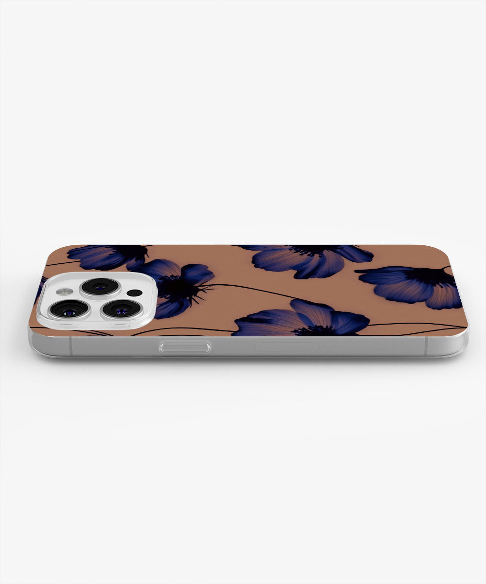 Latest 3rd-Generation Crystal Tough Glossy Flowers iPhone Case (MagSafe-Compatible)