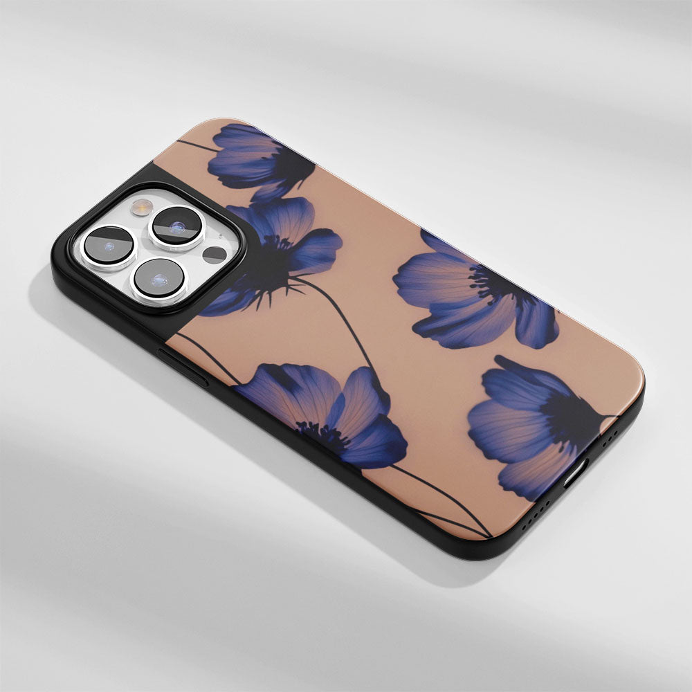 Industry-Level Tough Matte Flowers iPhone Case