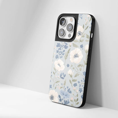 Industry-Level Tough Matte Flowers iPhone Case