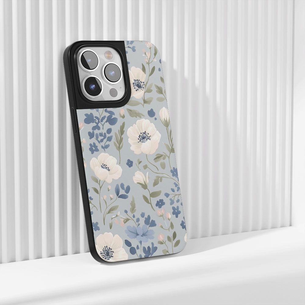 Industry-Level Tough Matte Flowers iPhone Case