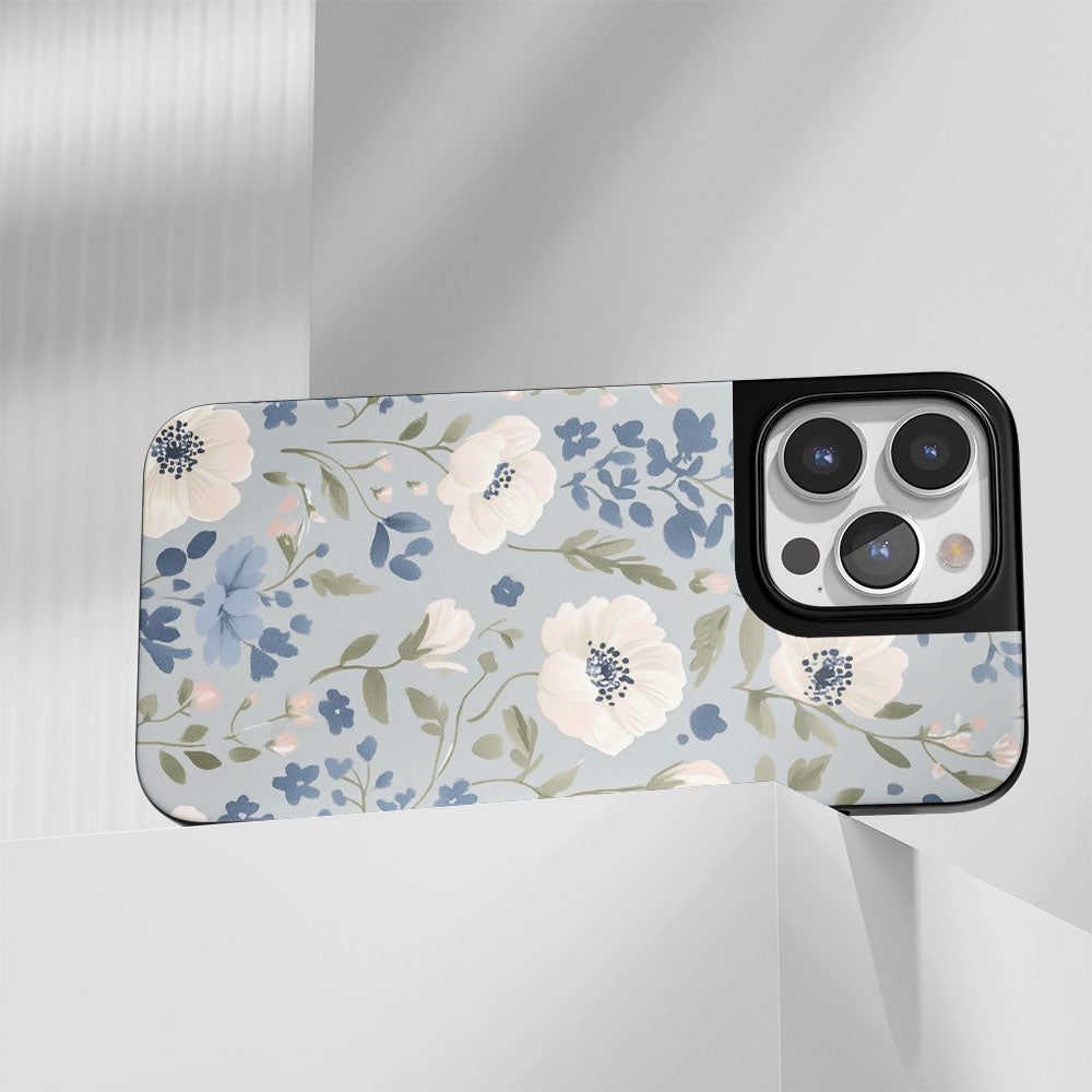 Industry-Level Tough Matte Flowers iPhone Case