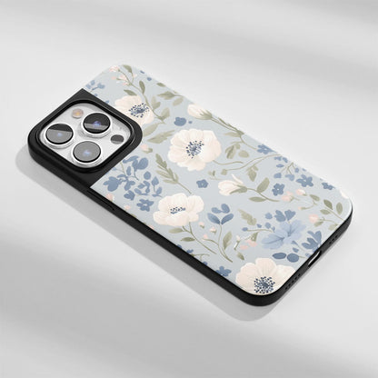 Industry-Level Tough Matte Flowers iPhone Case