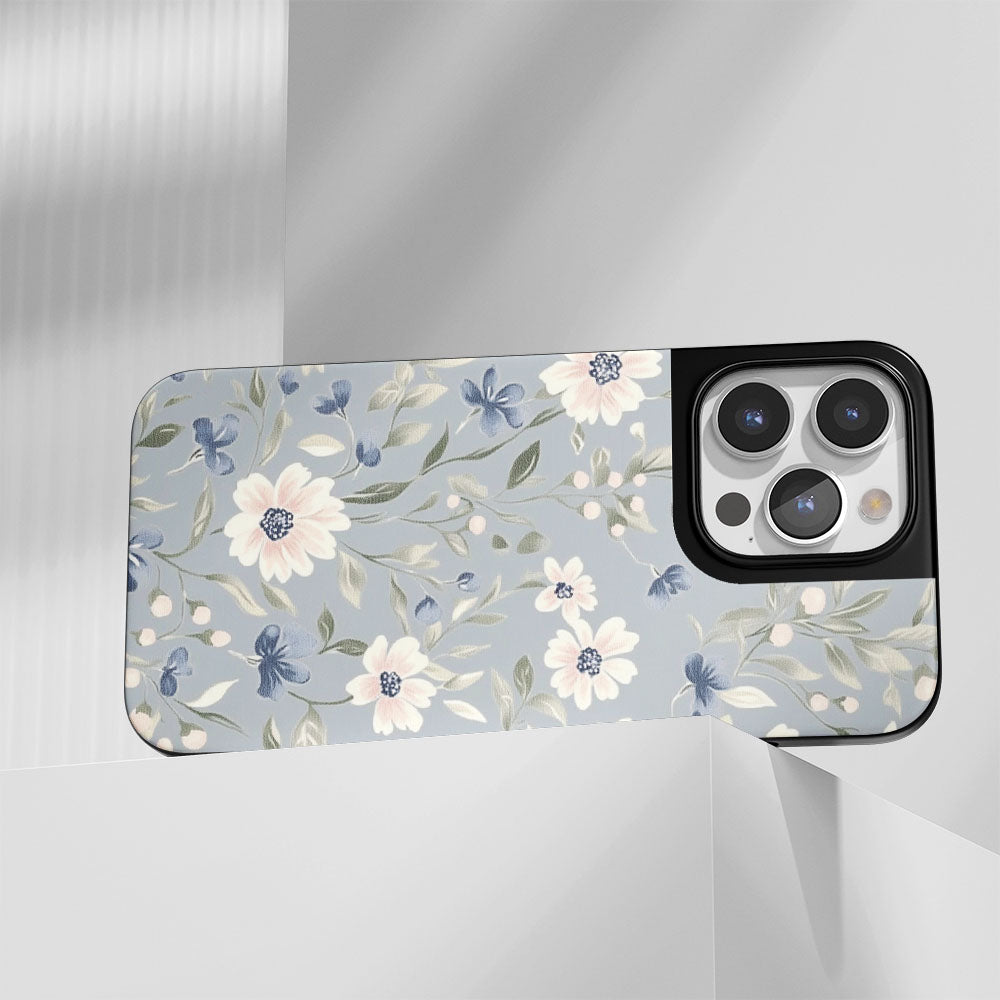 Industry-Level Tough Matte Flowers iPhone Case