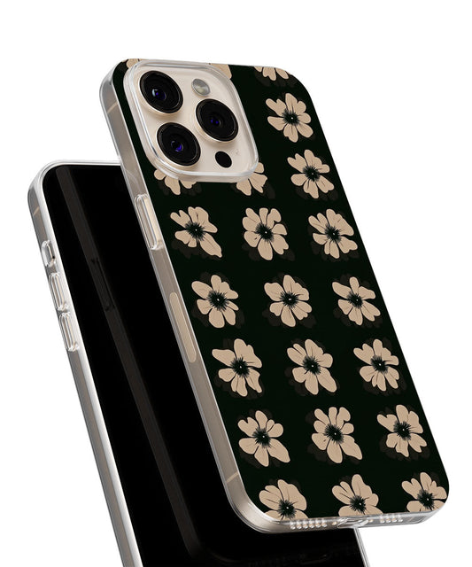 Latest 3rd-Generation Crystal Tough Glossy Flowers iPhone Case (MagSafe-Compatible)