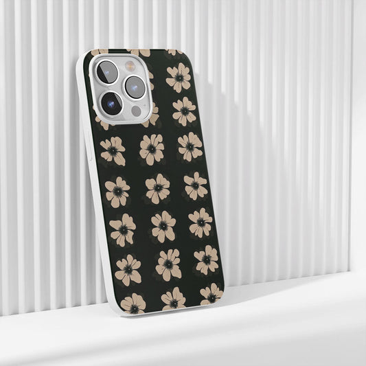 Latest 3rd-Generation Crystal Tough Glossy Flowers iPhone Case