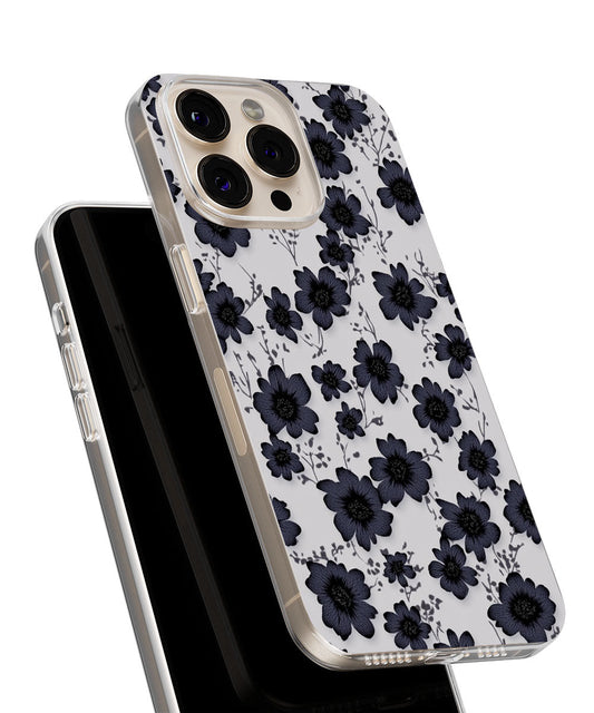 Latest 3rd-Generation Crystal Tough Glossy Flowers iPhone Case (MagSafe-Compatible)