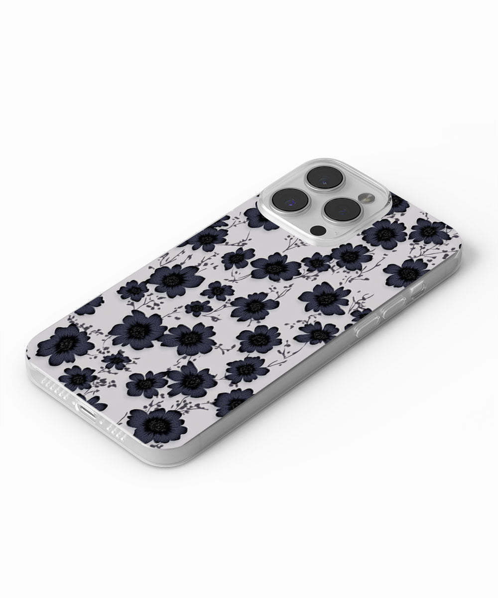 Latest 3rd-Generation Crystal Tough Glossy Flowers iPhone Case (MagSafe-Compatible)