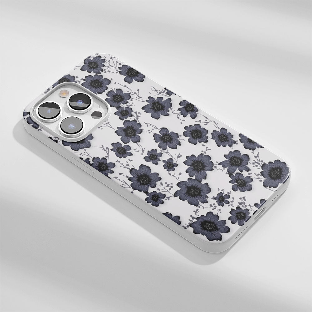 Latest 3rd-Generation Crystal Tough Glossy Flowers iPhone Case