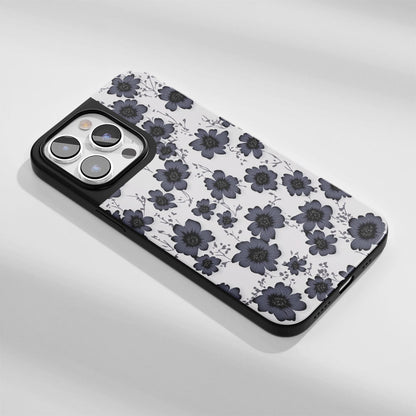 Industry-Level Tough Matte Flowers iPhone Case