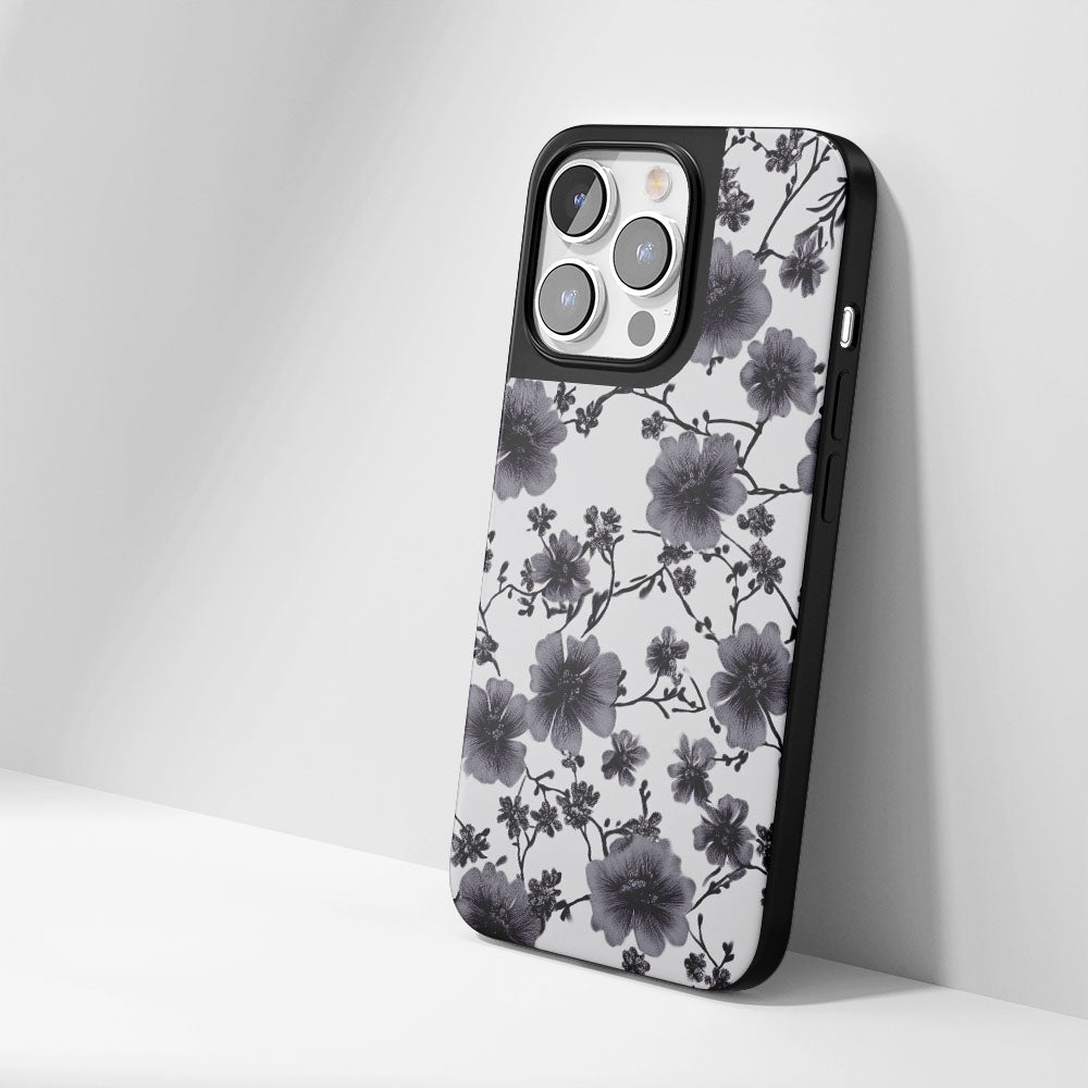 Industry-Level Tough Matte Flowers iPhone Case