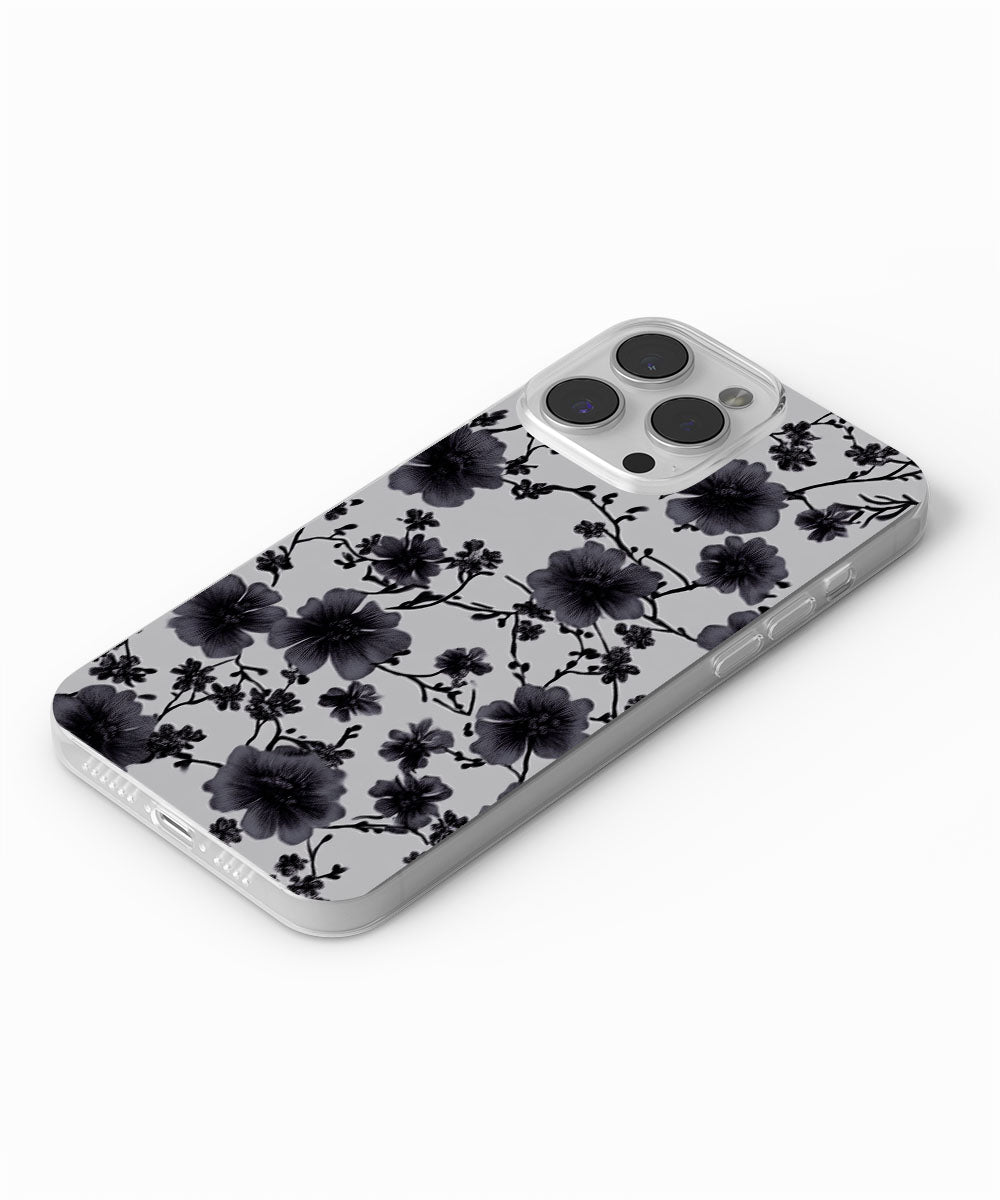 Latest 3rd-Generation Crystal Tough Glossy Flowers iPhone Case (MagSafe-Compatible)