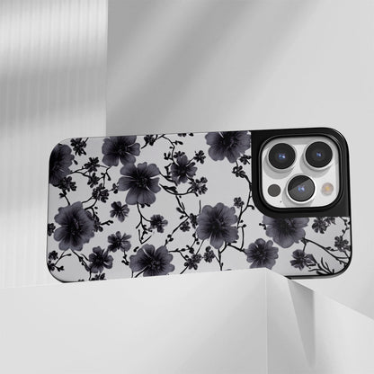 Industry-Level Tough Matte Flowers iPhone Case