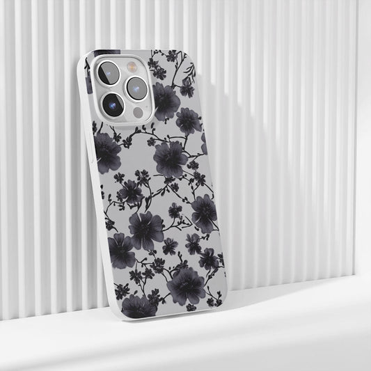 Latest 3rd-Generation Crystal Tough Glossy Flowers iPhone Case