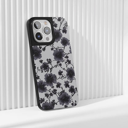 Industry-Level Tough Matte Flowers iPhone Case