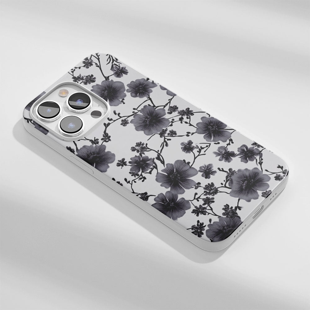 Latest 3rd-Generation Crystal Tough Glossy Flowers iPhone Case