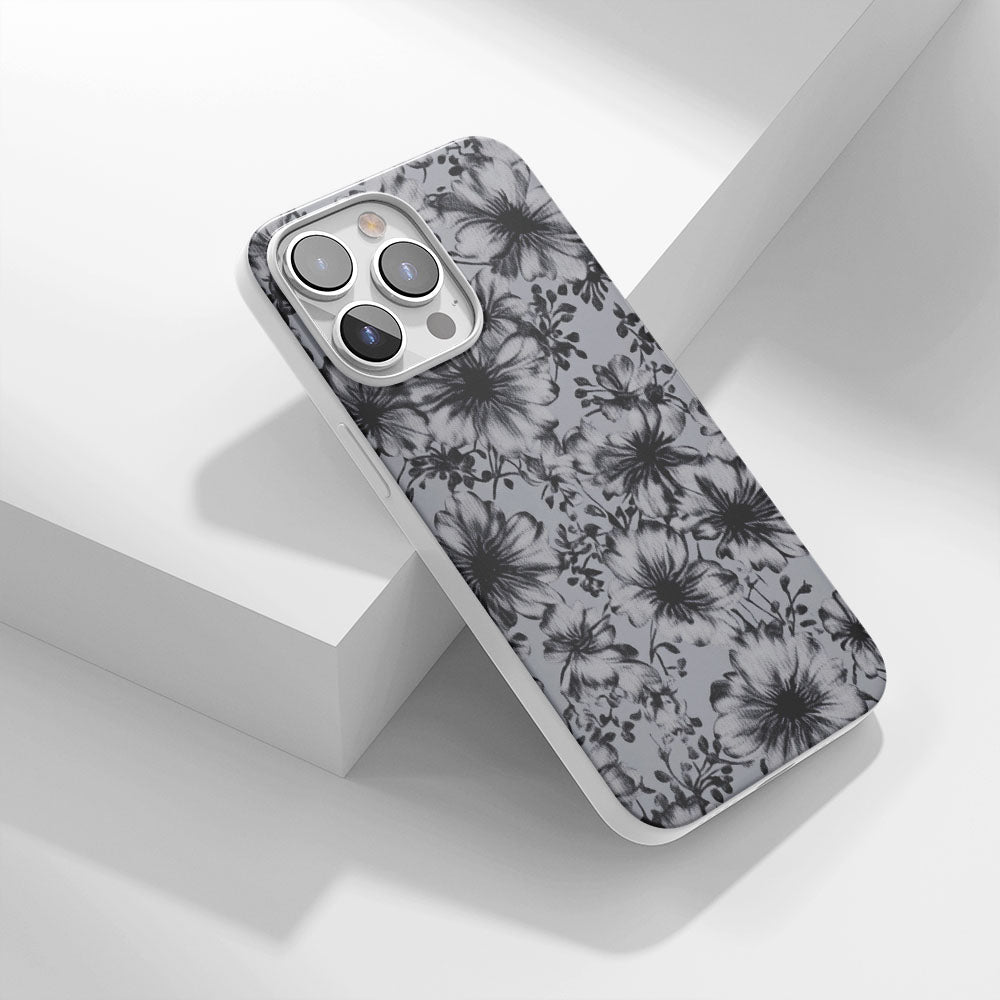 Latest 3rd-Generation Crystal Tough Glossy Flowers iPhone Case