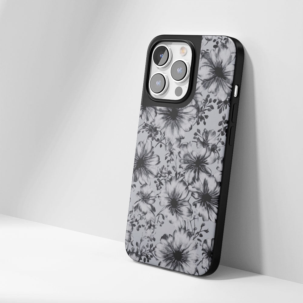 Industry-Level Tough Matte Flowers iPhone Case