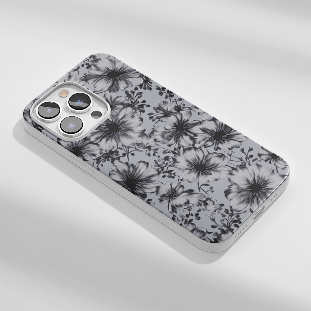 Latest 3rd-Generation Crystal Tough Glossy Flowers iPhone Case