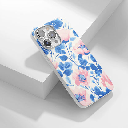 Latest 3rd-Generation Crystal Tough Glossy Flowers iPhone Case