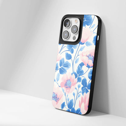 Industry-Level Tough Matte Flowers iPhone Case