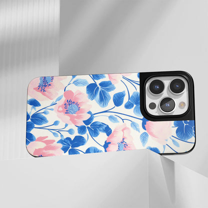 Industry-Level Tough Matte Flowers iPhone Case