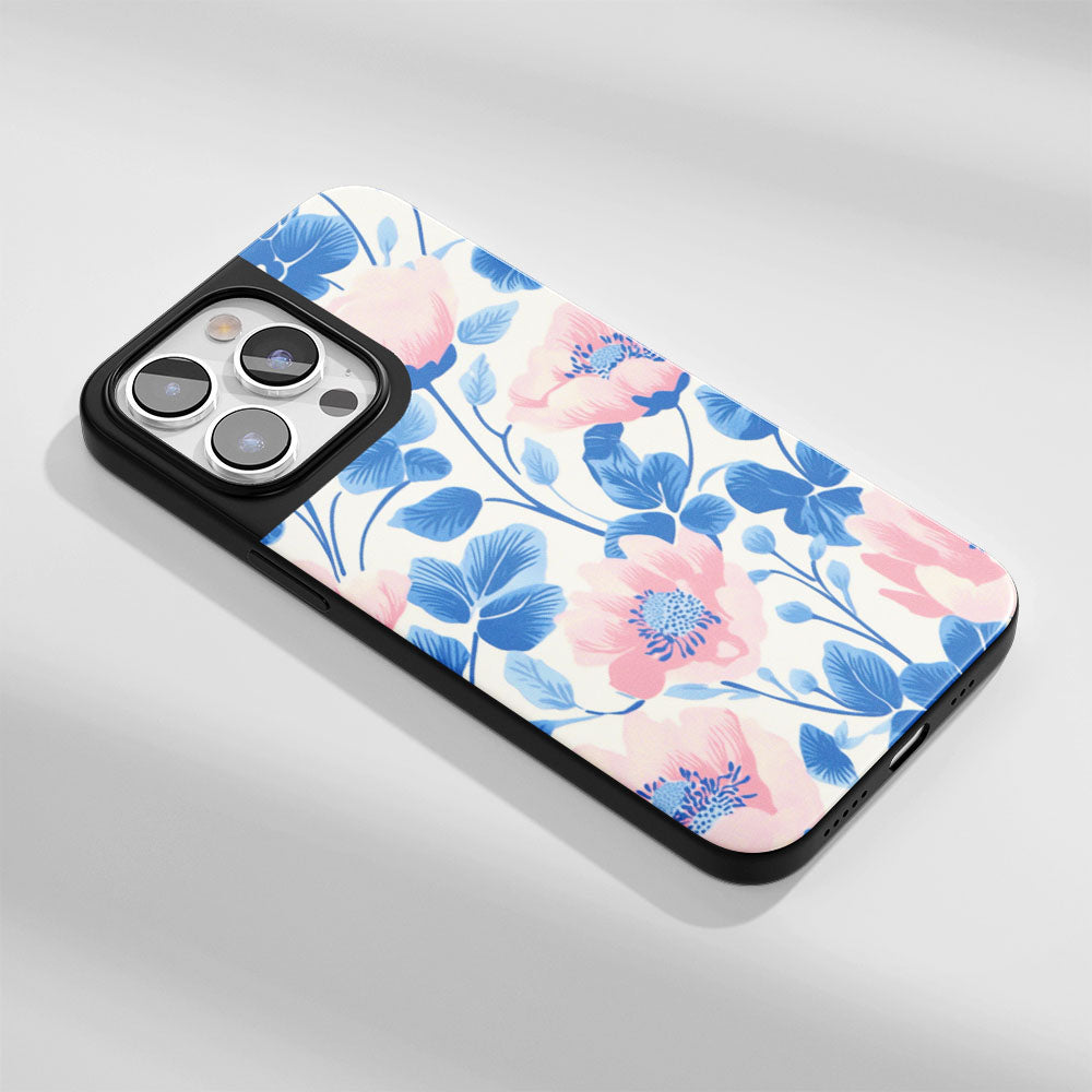 Industry-Level Tough Matte Flowers iPhone Case