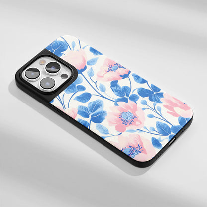 Industry-Level Tough Matte Flowers iPhone Case