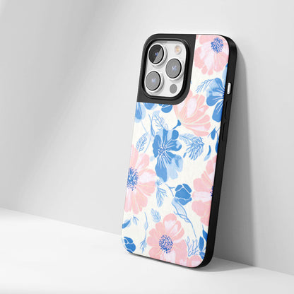 Industry-Level Tough Matte Flowers iPhone Case