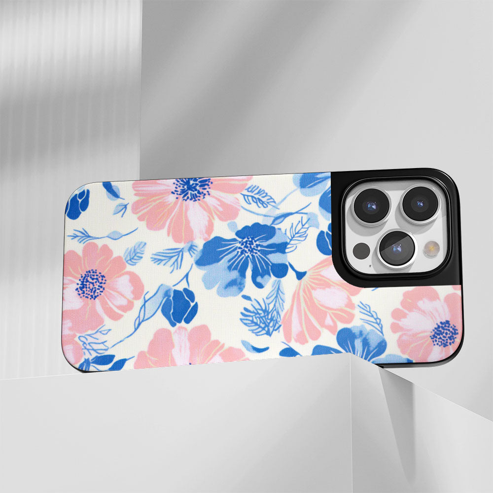 Industry-Level Tough Matte Flowers iPhone Case