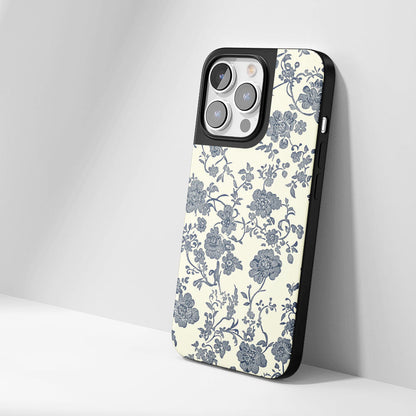 Industry-Level Tough Matte Flowers iPhone Case