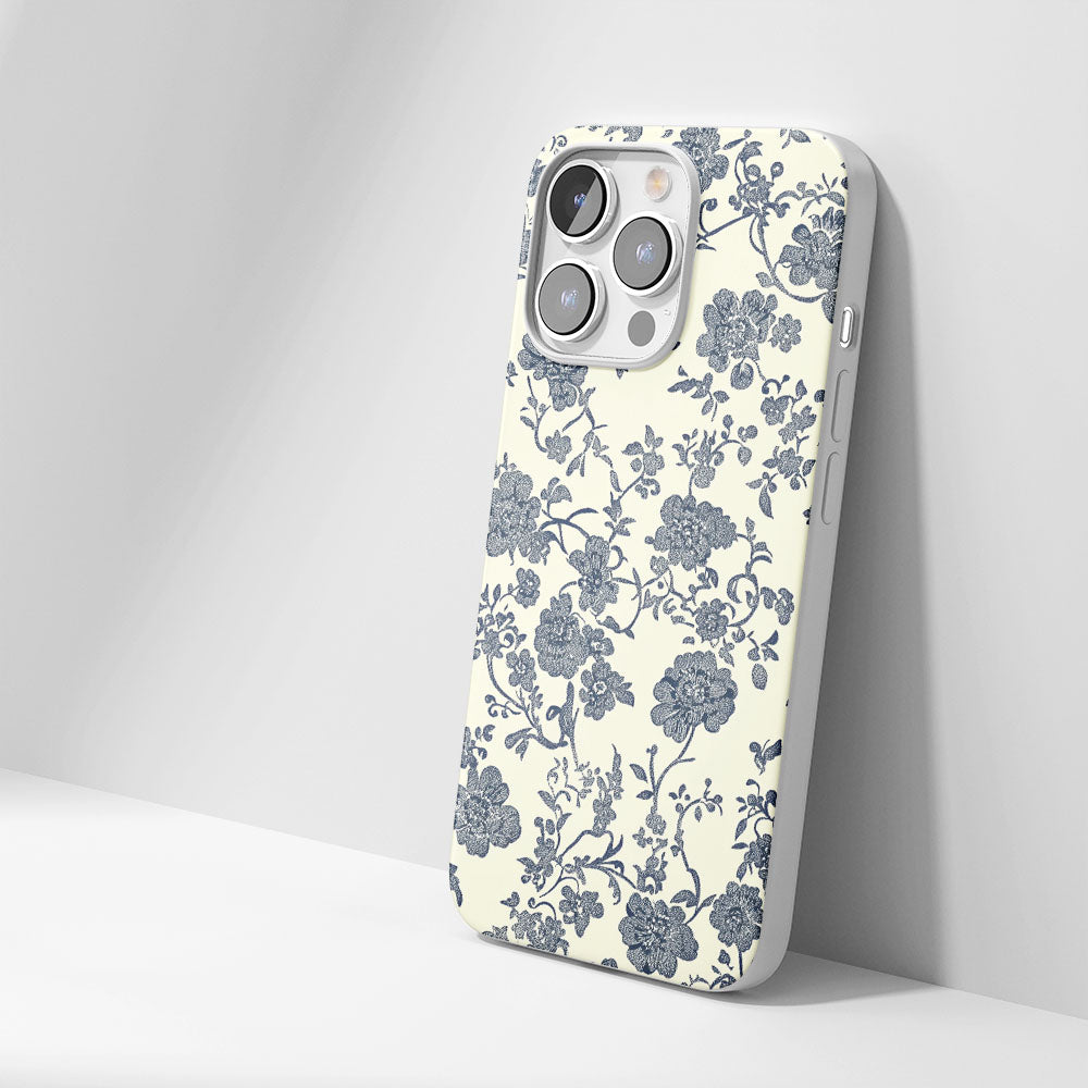 Latest 3rd-Generation Crystal Tough Glossy Flowers iPhone Case