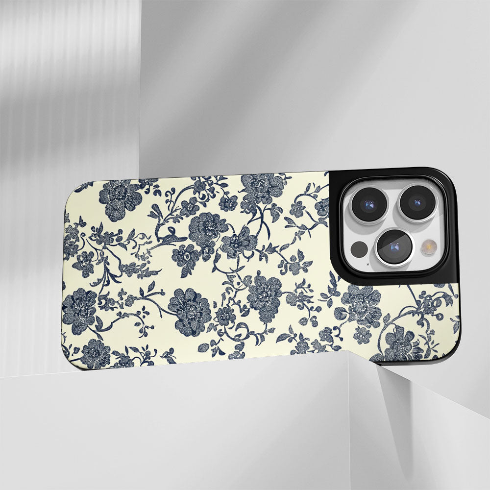 Industry-Level Tough Matte Flowers iPhone Case