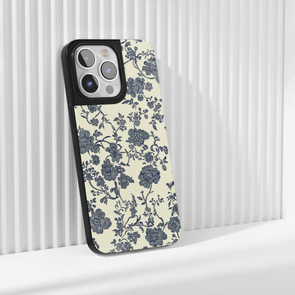 Industry-Level Tough Matte Flowers iPhone Case