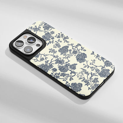 Industry-Level Tough Matte Flowers iPhone Case