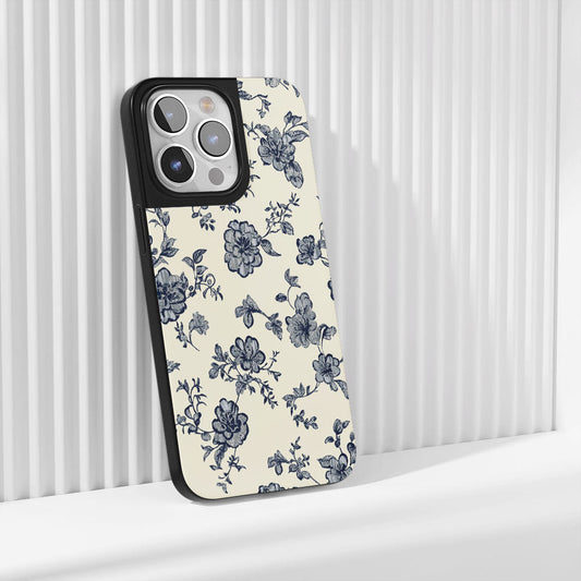 Industry-Level Tough Matte Flowers iPhone Case