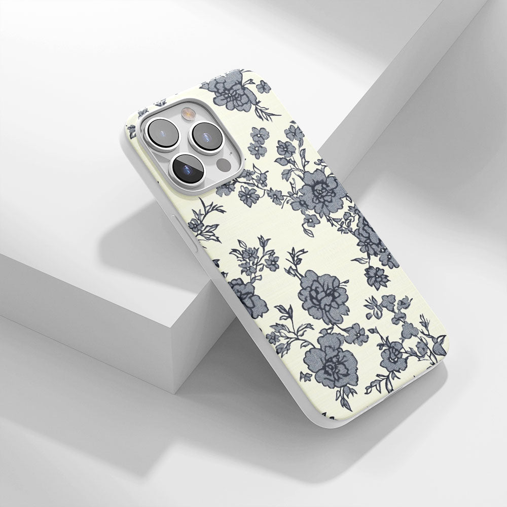 Latest 3rd-Generation Crystal Tough Glossy Flowers iPhone Case