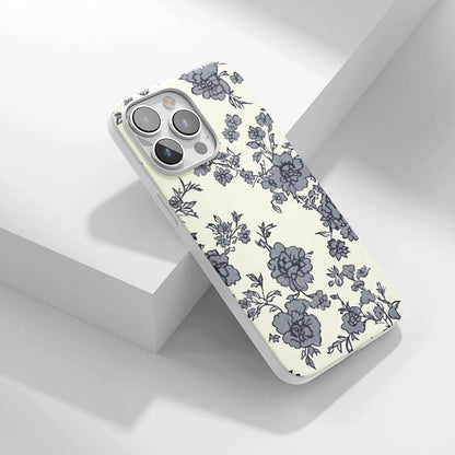 Latest 3rd-Generation Crystal Tough Glossy Flowers iPhone Case