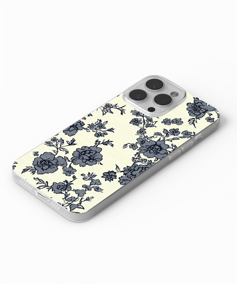 Latest 3rd-Generation Crystal Tough Glossy Flowers iPhone Case (MagSafe-Compatible)