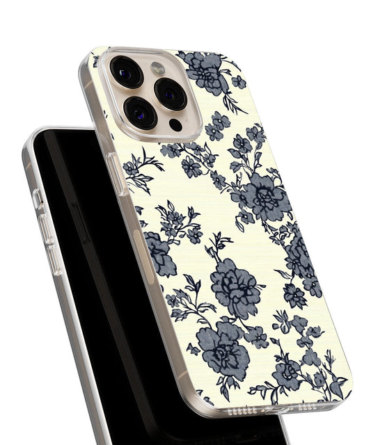 Latest 3rd-Generation Crystal Tough Glossy Flowers iPhone Case (MagSafe-Compatible)