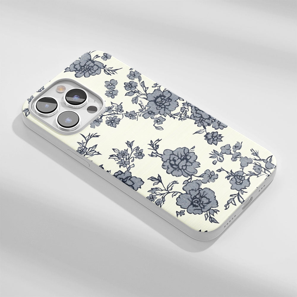 Latest 3rd-Generation Crystal Tough Glossy Flowers iPhone Case