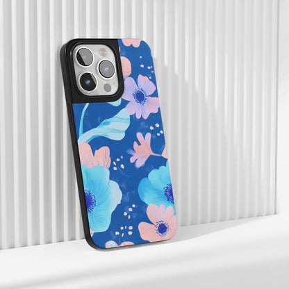 Industry-Level Tough Matte Flowers iPhone Case