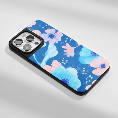 Industry-Level Tough Matte Flowers iPhone Case