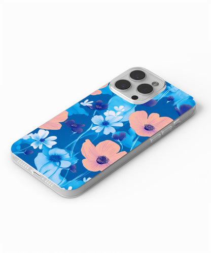 Latest 3rd-Generation Crystal Tough Glossy Flowers iPhone Case (MagSafe-Compatible)