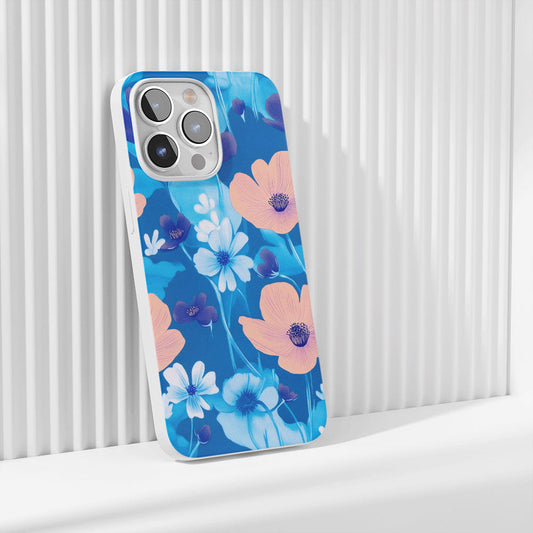 Latest 3rd-Generation Crystal Tough Glossy Flowers iPhone Case