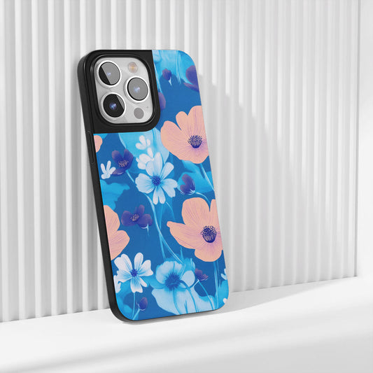 Industry-Level Tough Matte Flowers iPhone Case