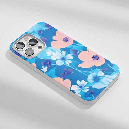 Latest 3rd-Generation Crystal Tough Glossy Flowers iPhone Case