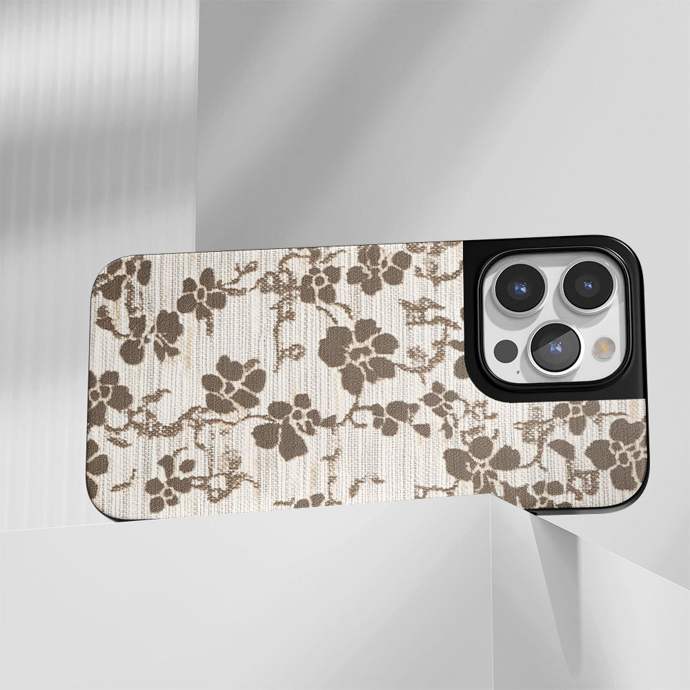 Industry-Level Tough Matte Flowers iPhone Case