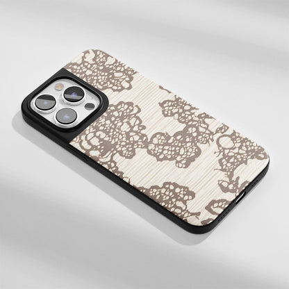 Industry-Level Tough Matte Flowers iPhone Case