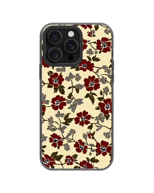 Latest 3rd-Generation Pop Tough Matte Flowers iPhone Case (MagSafe-Compatible) [Back Cover Only]